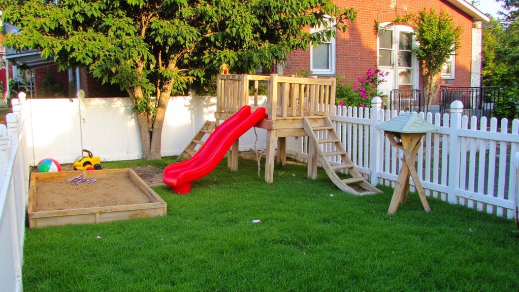 vibrant outdoor play area