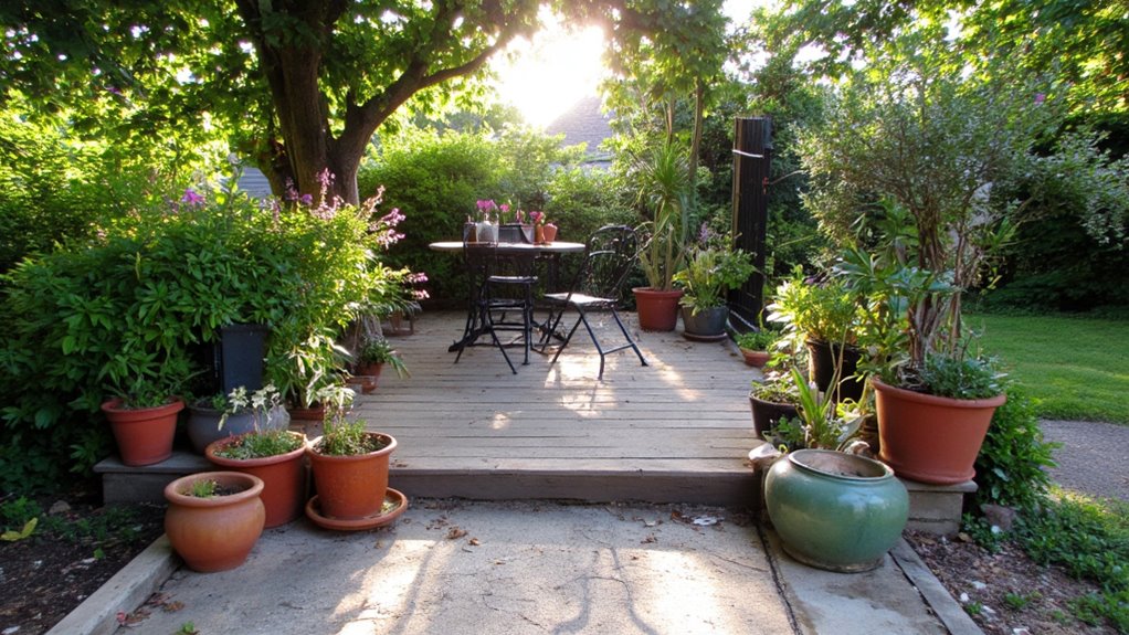 vibrant potted plant arrangement
