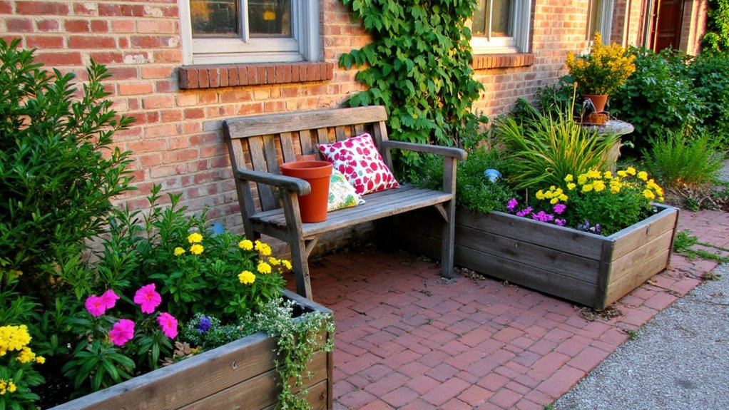 warm inviting garden lighting