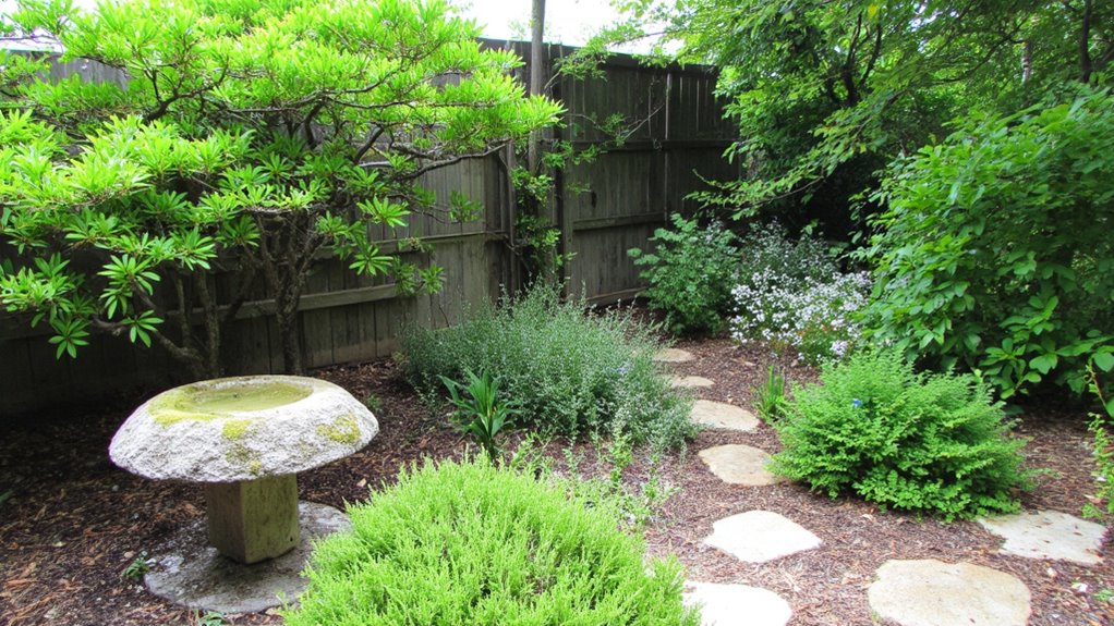 wildlife friendly corner yard