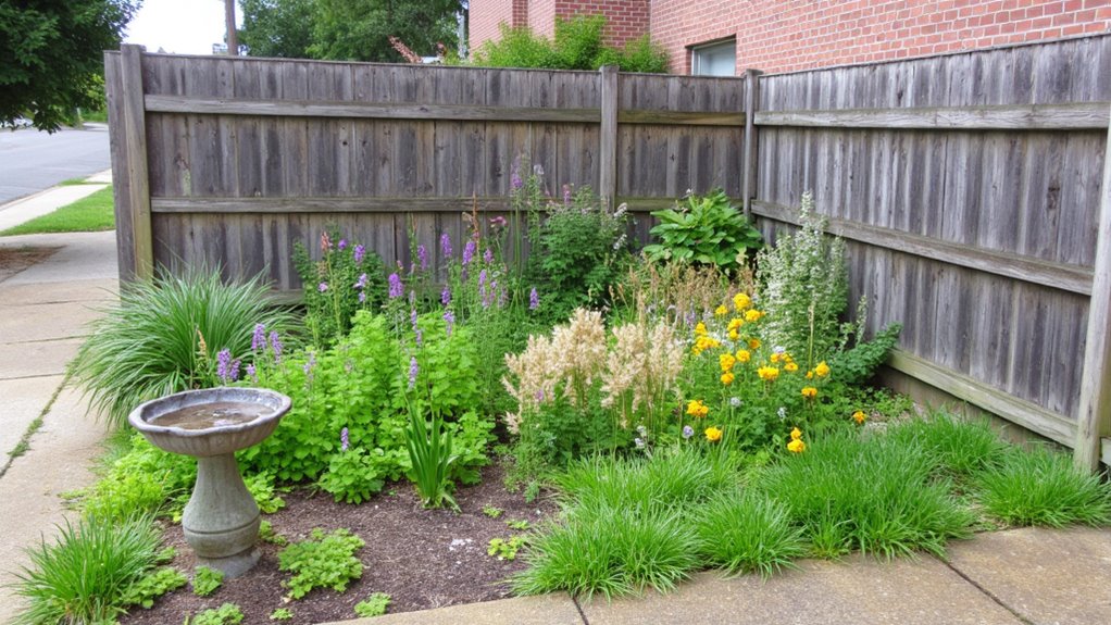 wildlife friendly native plant garden