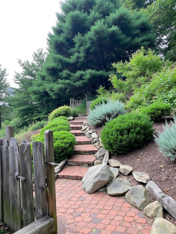year round evergreen garden interest