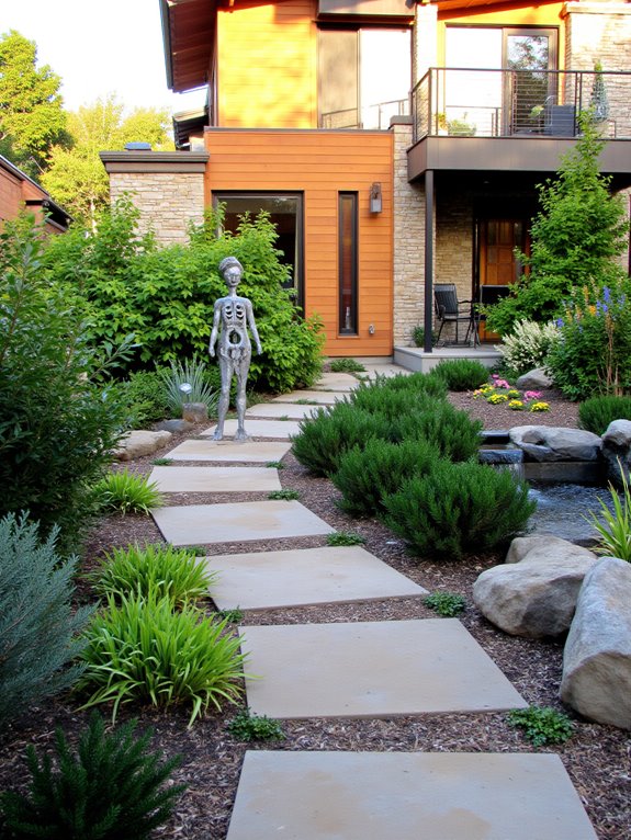 artistic features enhance landscape