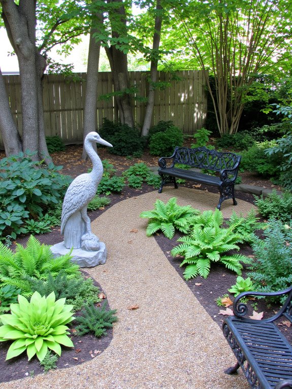 artistic personal garden expression