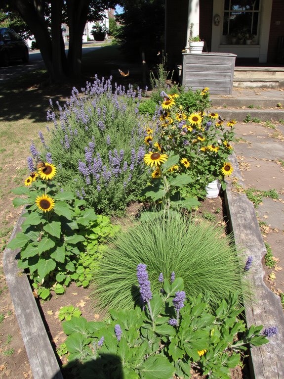 butterfly friendly native plant garden