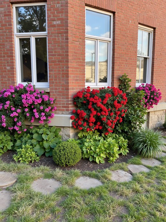 charming colorful window boxes