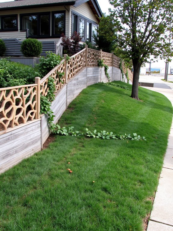 charming decorative fencing accents