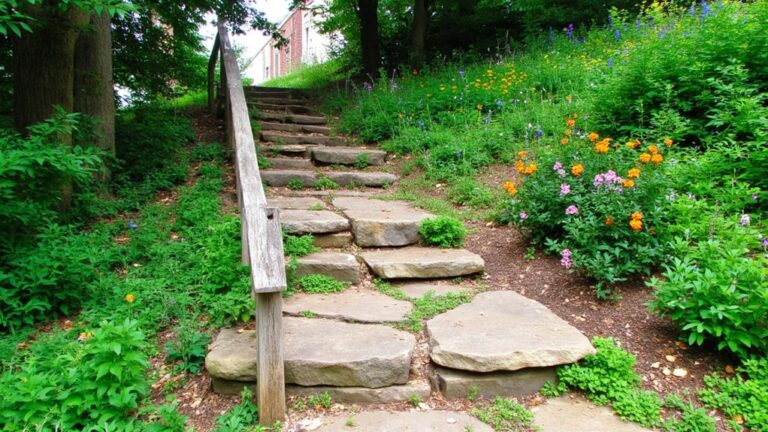 25 Creative Outdoor Steps On A Slope Ideas That Add Charm charming slope outdoor steps