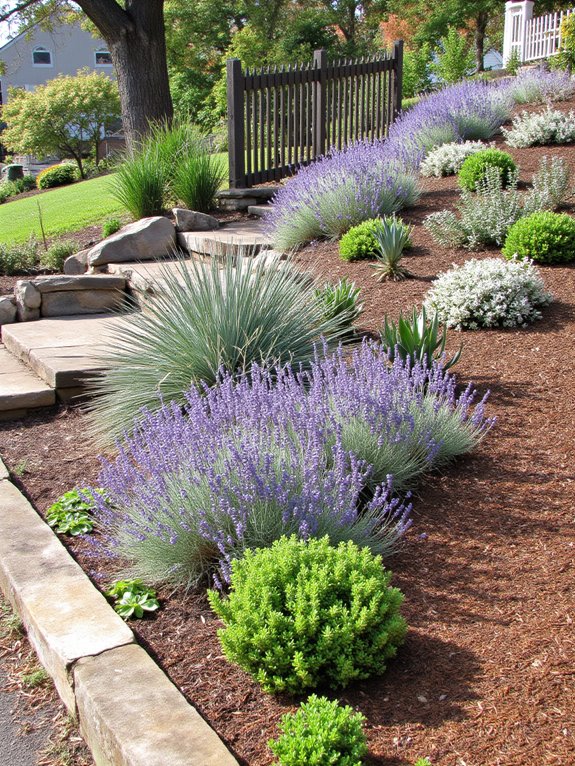 choose native well drained plants