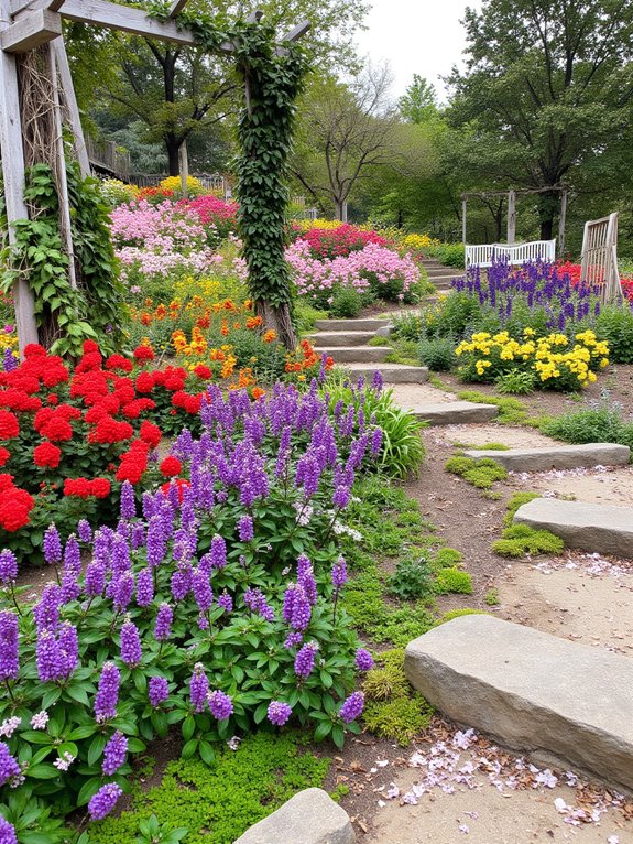 colorful flowers for vibrancy