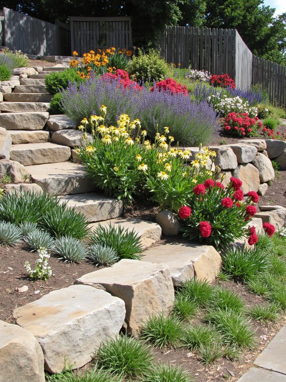 colorful perennial garden beauty