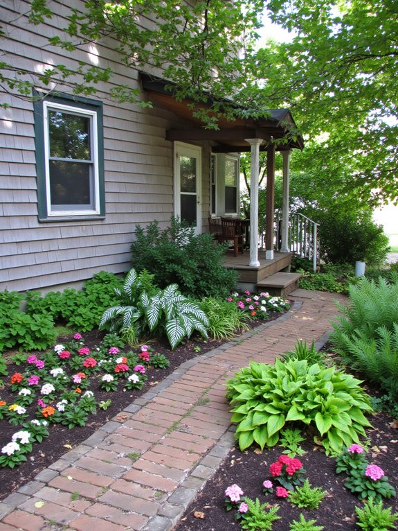 colorful seasonal flower displays