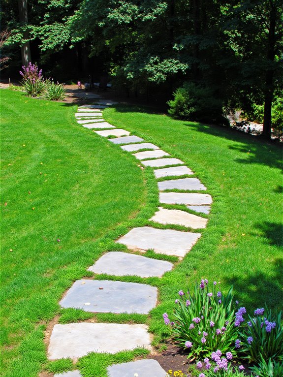 connecting landscape with pathways