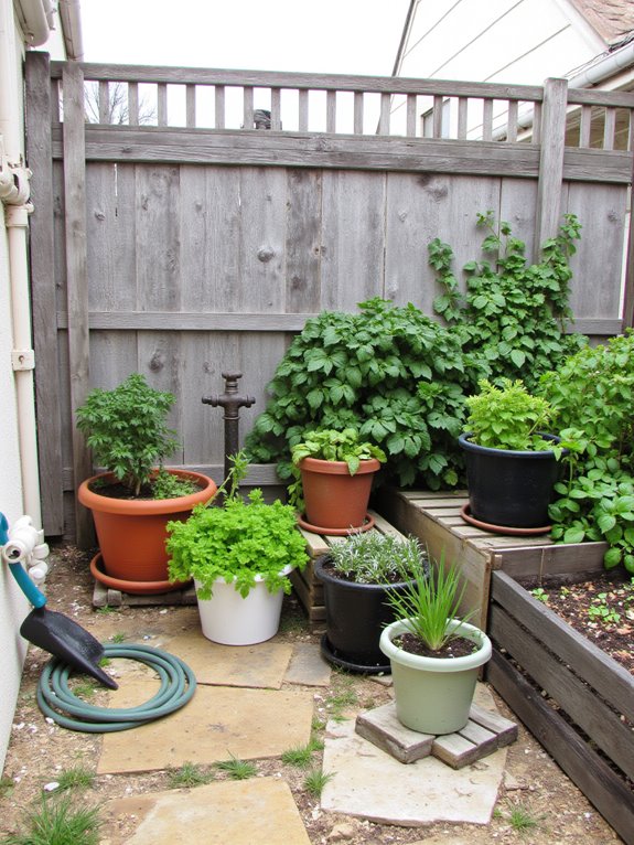 container vegetable and herb gardening
