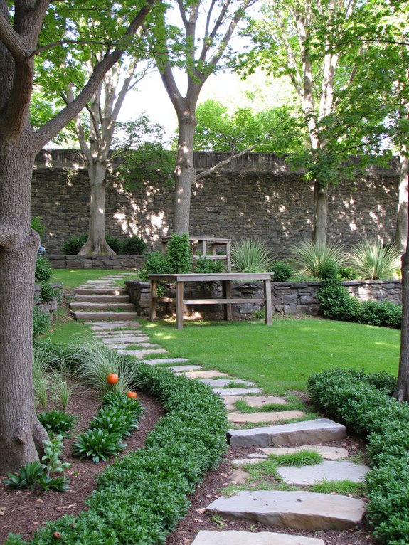 cozy bench with pillows
