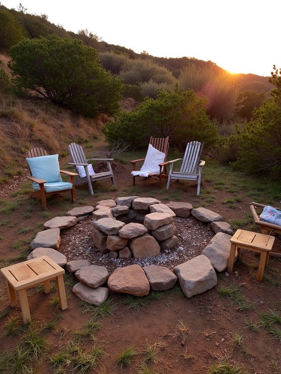 cozy evening campfire gatherings