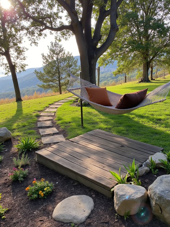 cozy hammock relaxation retreat