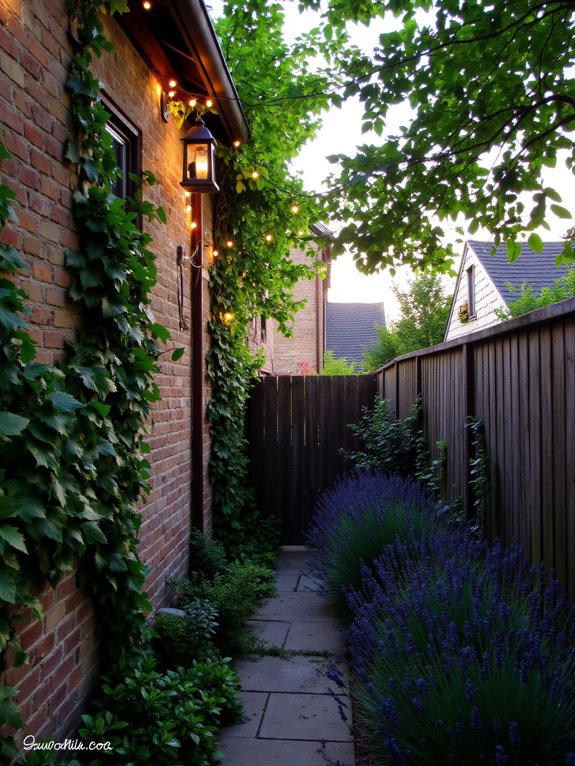 cozy illuminated outdoor retreat