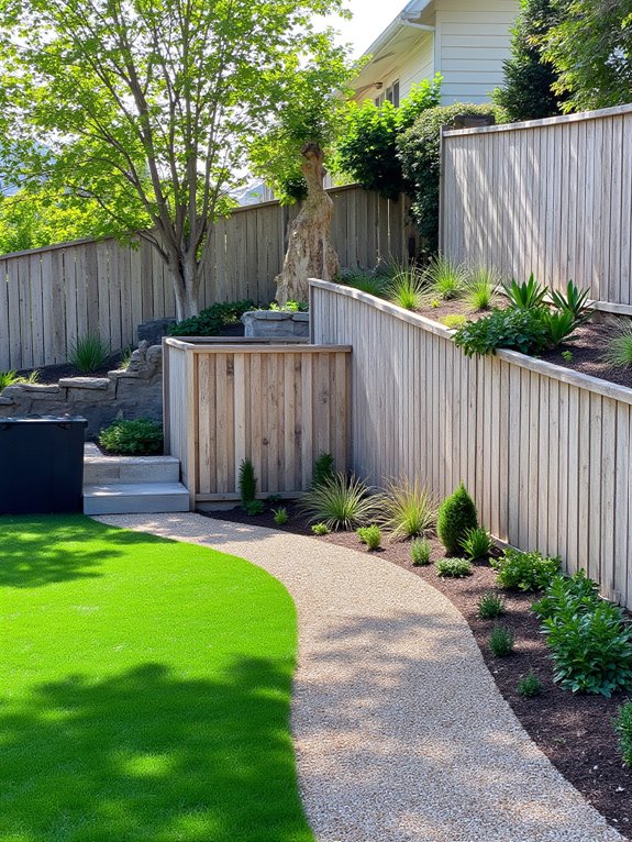 cozy inviting low fencing