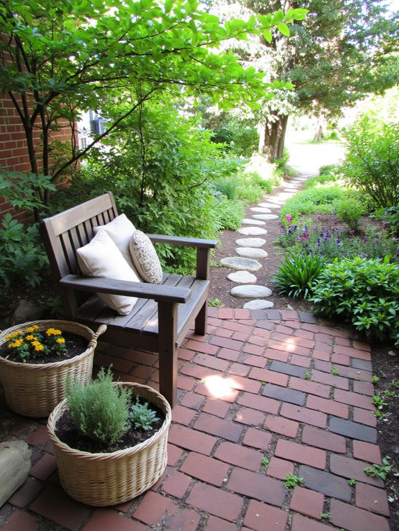 cozy outdoor relaxation nook