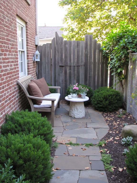 cozy outdoor seating area