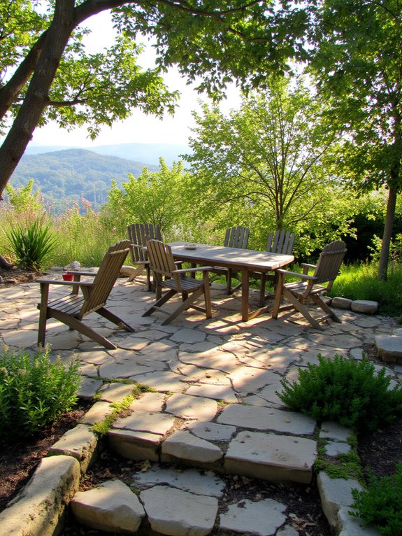 cozy outdoor seating areas