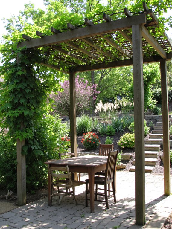 cozy outdoor shade oasis