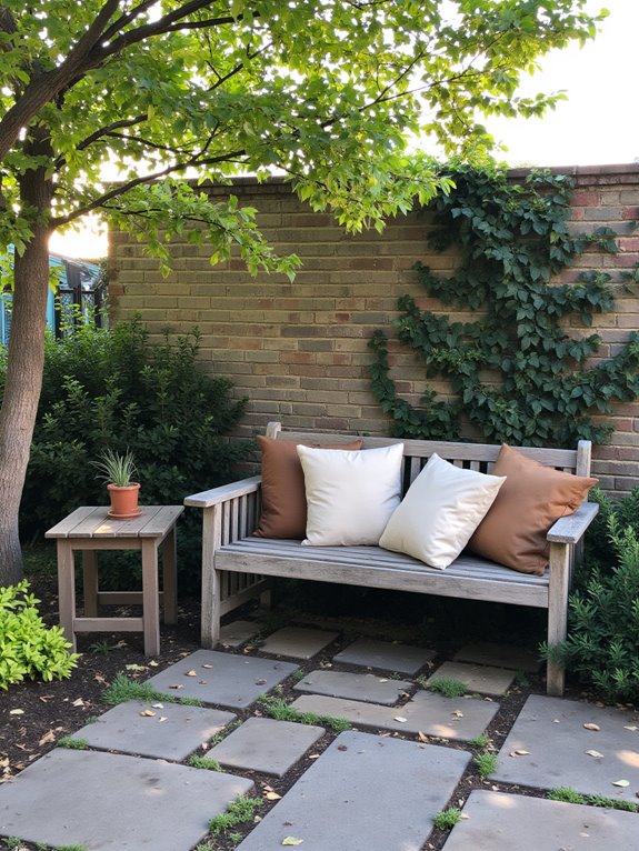 cozy seating area created