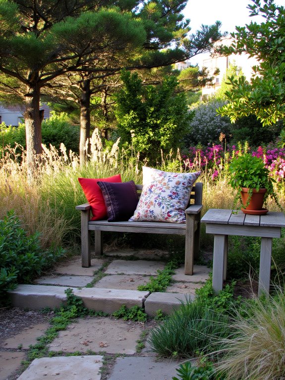cozy seating areas created