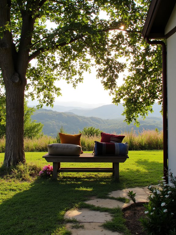 cozy seating with views