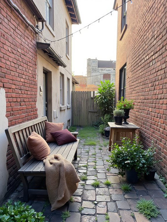 cozy side yard retreat