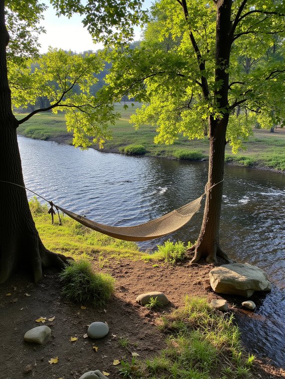 creekside hammock relaxation retreat