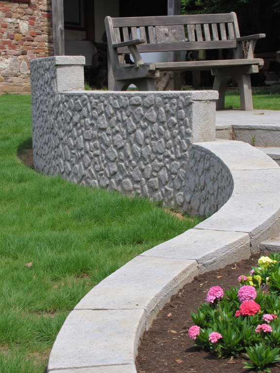 customizable decorative concrete walls