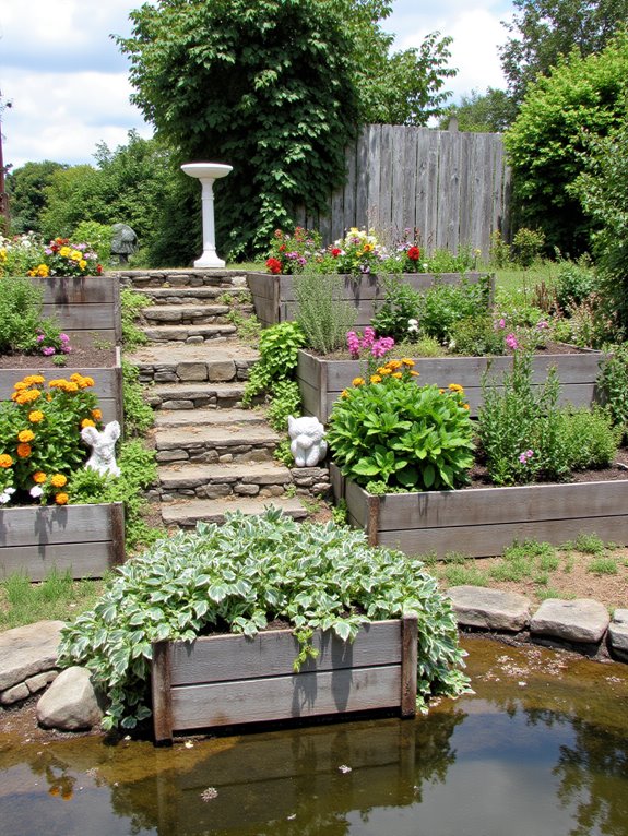decorative features enhance gardens