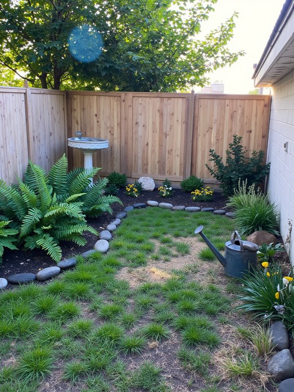 decorative fencing enhances charm