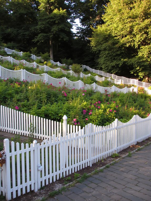 decorative fencing enhances privacy