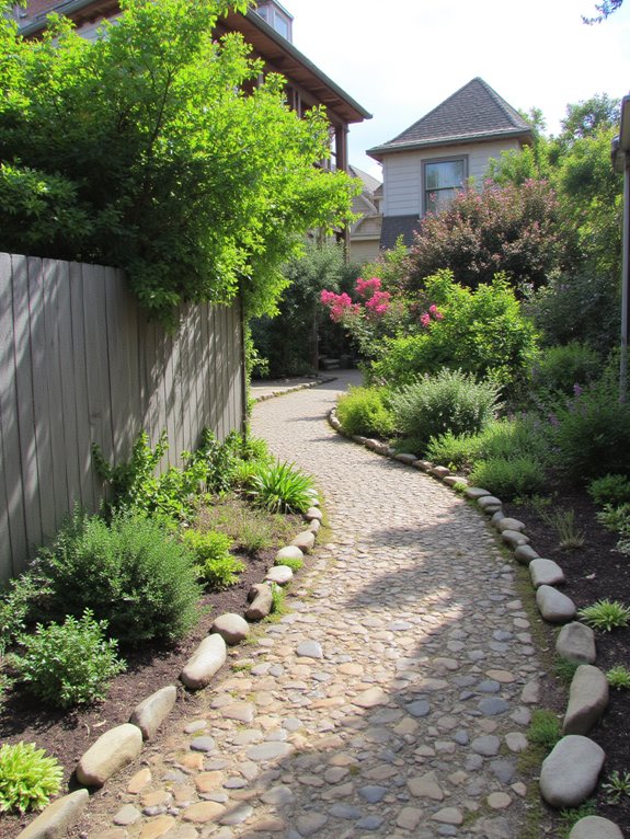 define walkway with edging