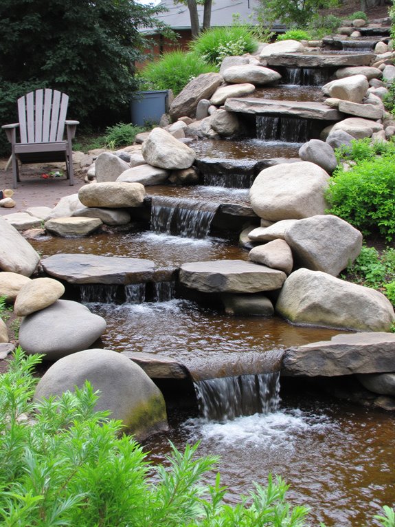 dynamic multi tiered waterfall design