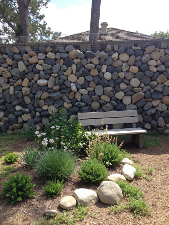 eco friendly gabion wall designs