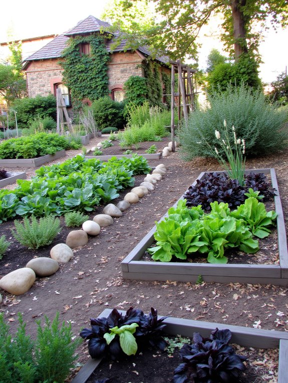 edible garden for fresh produce