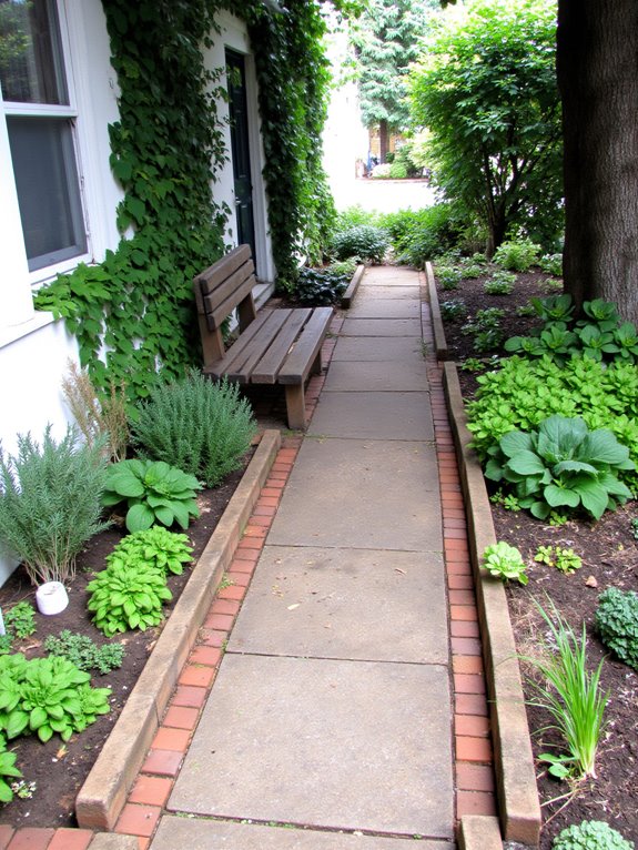 edible plants enhance walkways