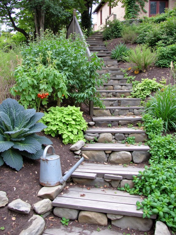 edible plants on slopes