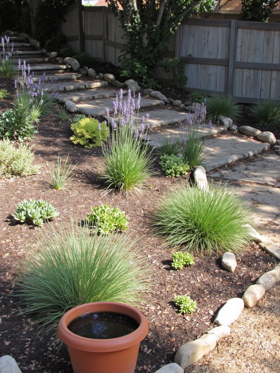 efficient hillside garden watering