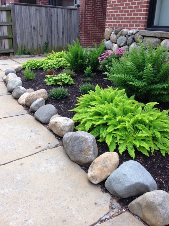 elegant rock border design