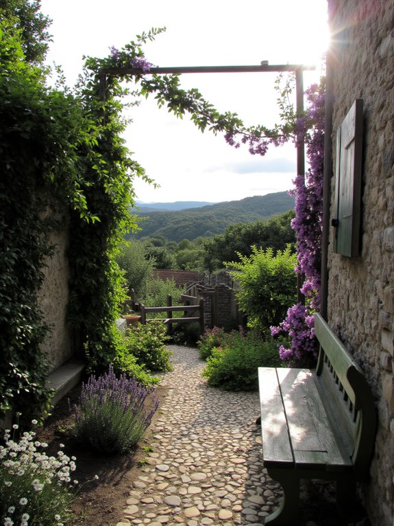 elevated beauty with climbers