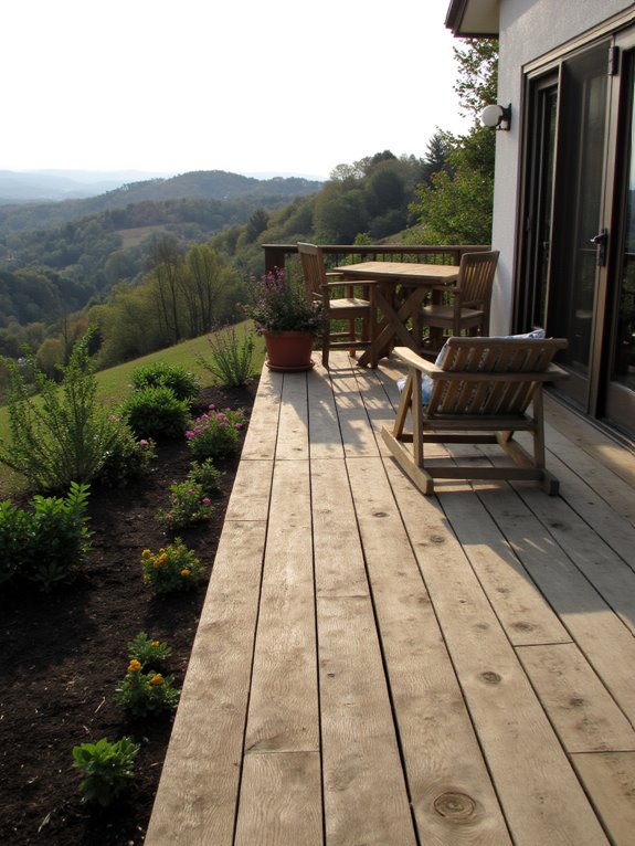 elevated deck for gatherings