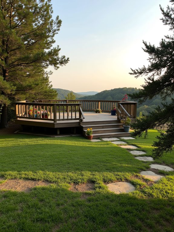 elevated decks for views