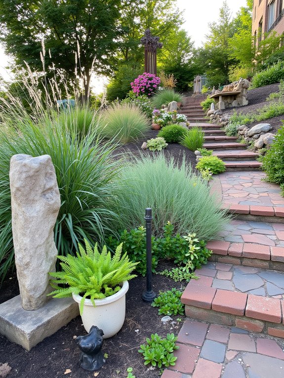 enchanting backyard art installations