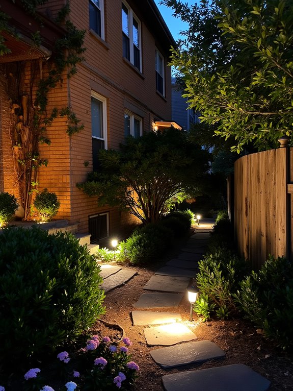 enchanting evening landscape lighting