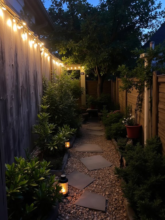 enchanting evening lighting ambiance